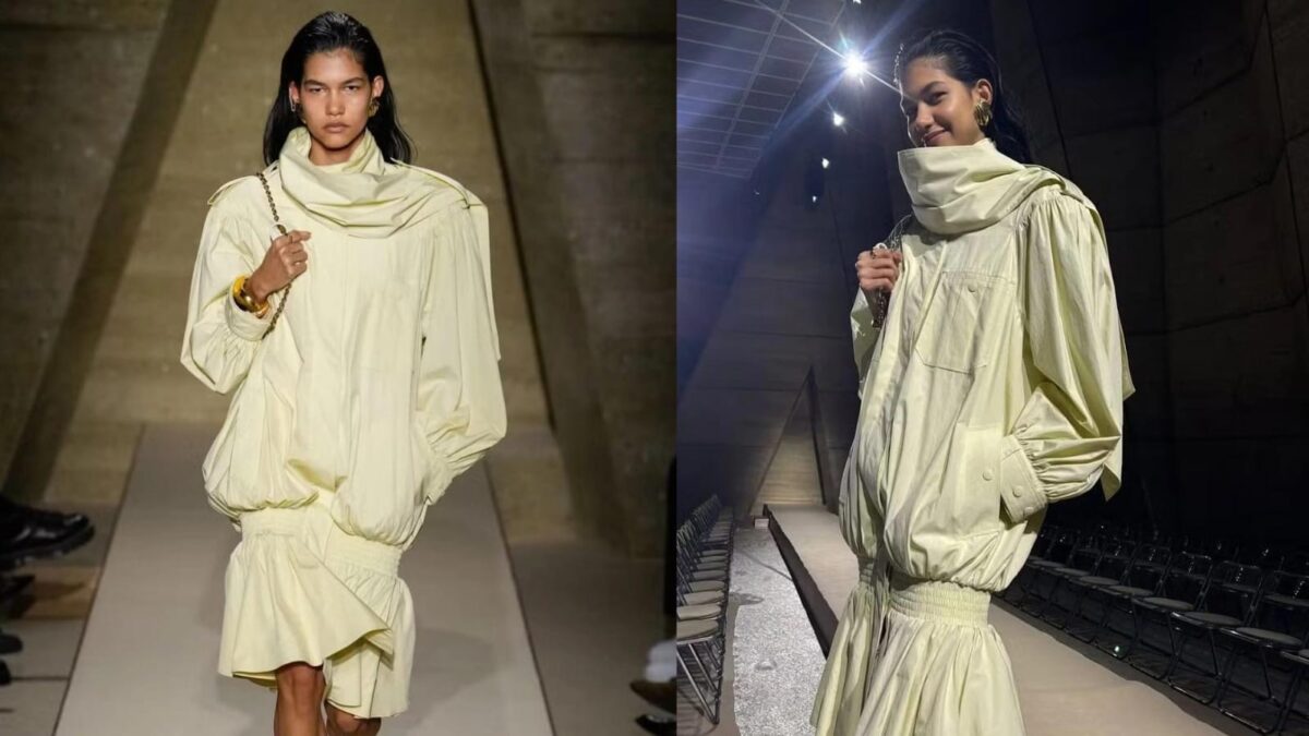 “Trabalhei muito para estar aqui”: modelo senamadureirense Gabriely Dobbins brilha na Paris Fashion Week.