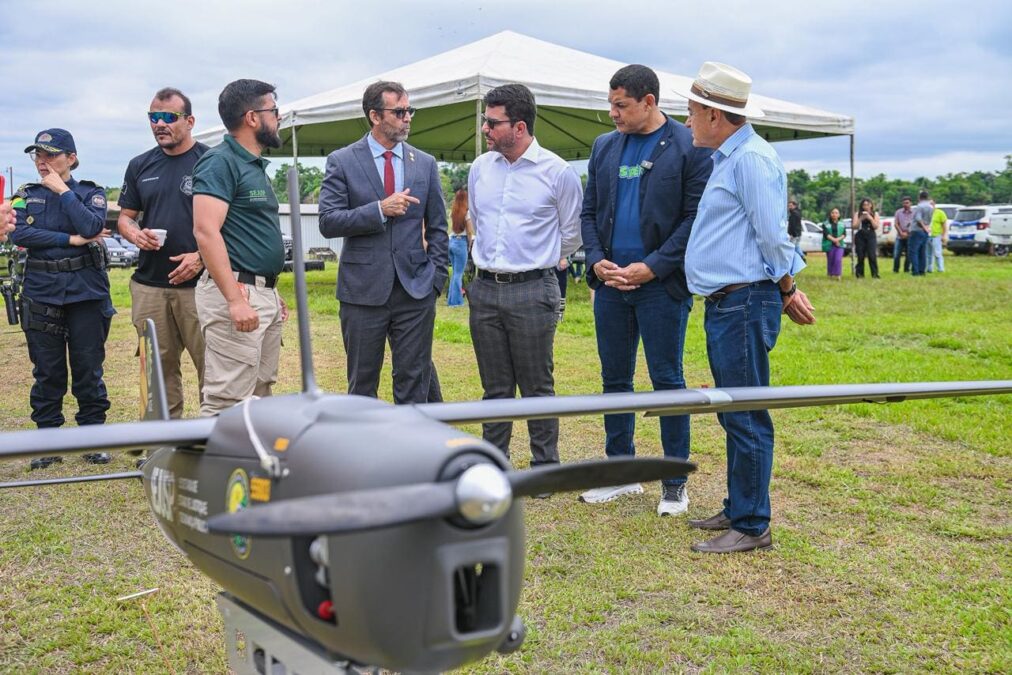 Governador acompanha voo inaugural do drone Harpia, e Acre se torna pioneiro na inovação do patrulhamento de fronteiras