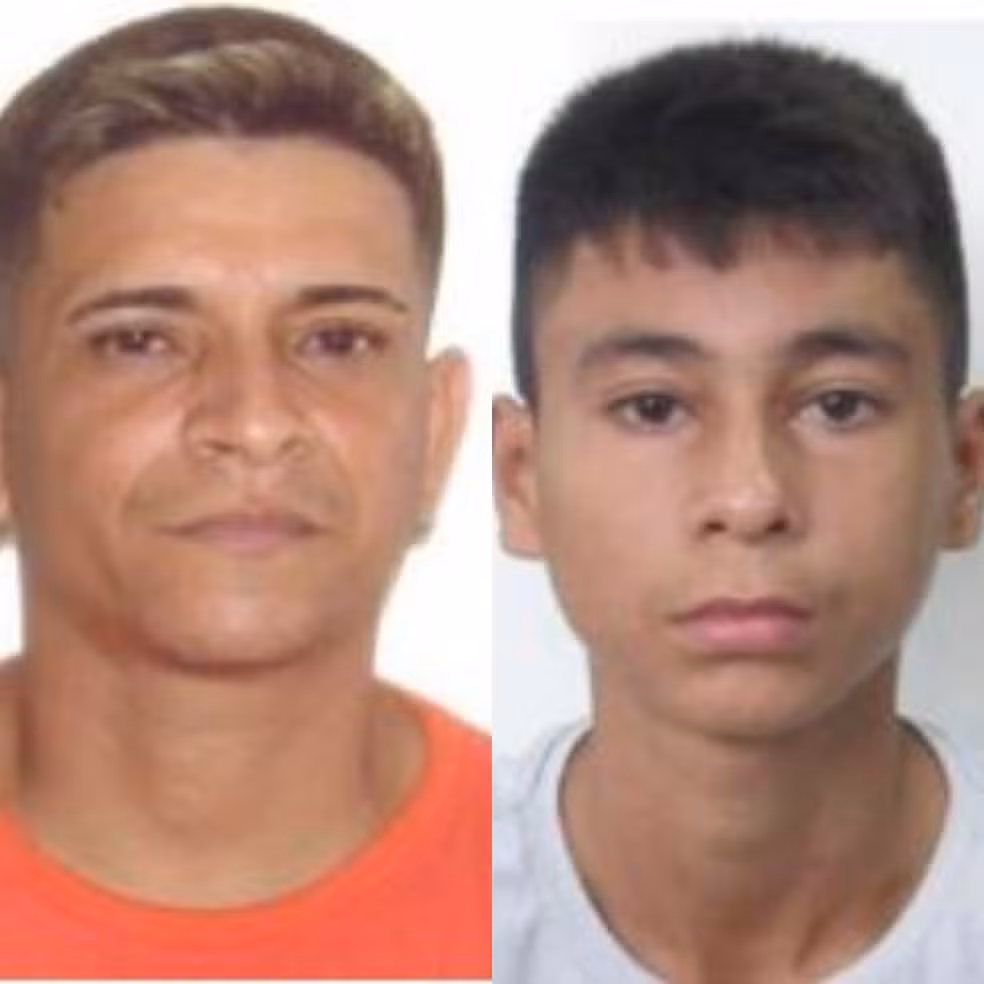 Denis da Rocha Tavares (esq.) e André de Oliveira da Silva viraram réus — Foto: Reprodução