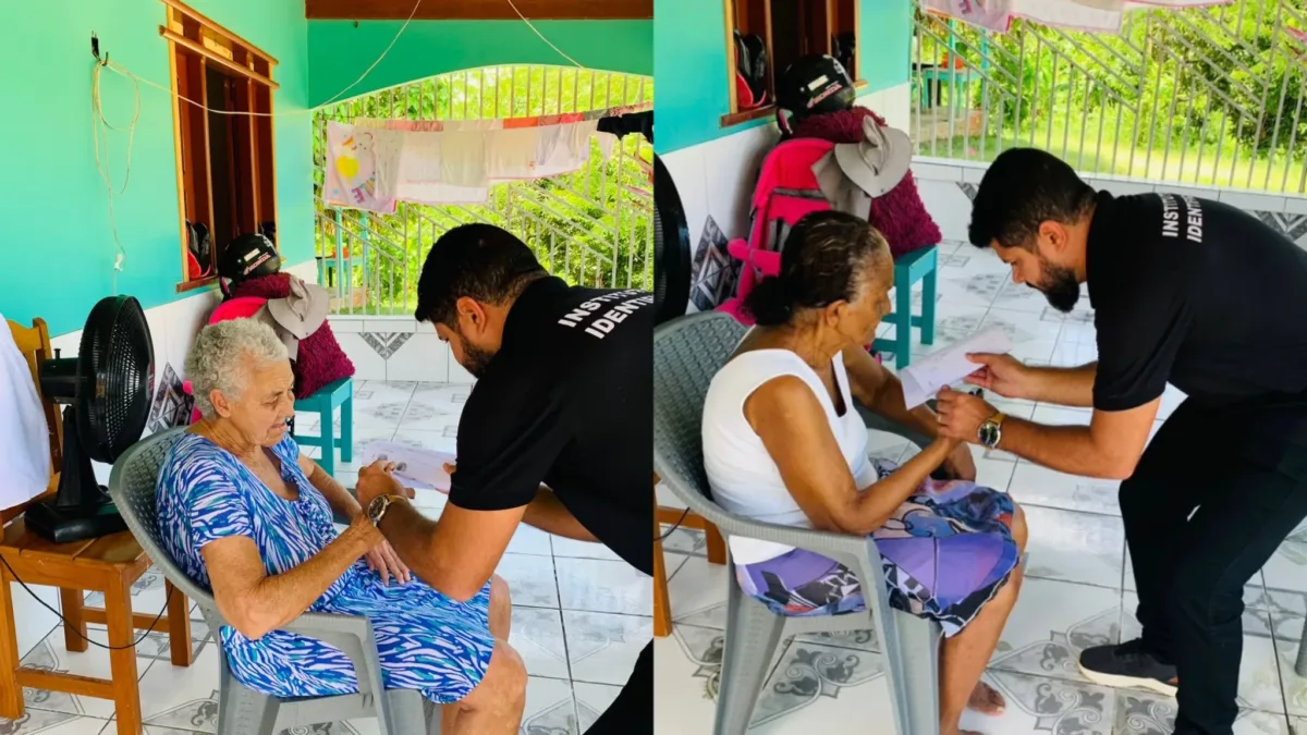 Instituto de Identificação realiza atendimentos domiciliares a idosas em Sena Madureira