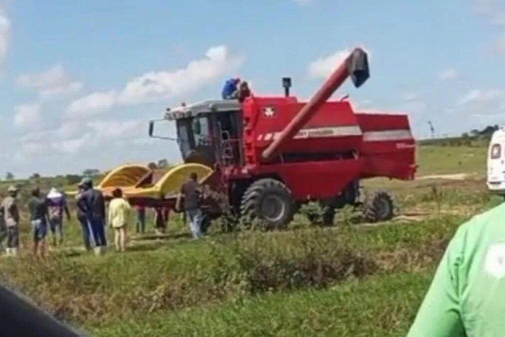 Trabalhador morre após ter membros decepados por colheitadeira
