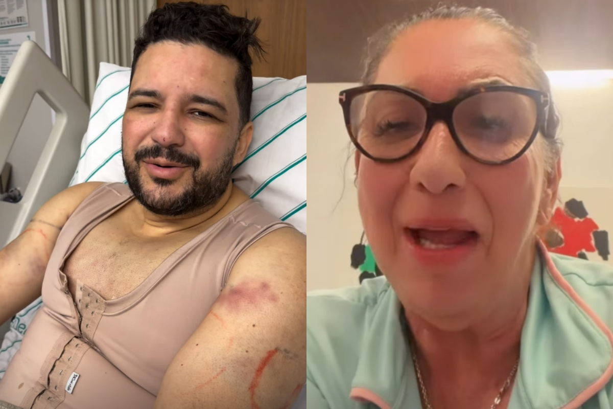 Padrasto de Virginia faz lipo “às escondidas” e surpreende Margareth