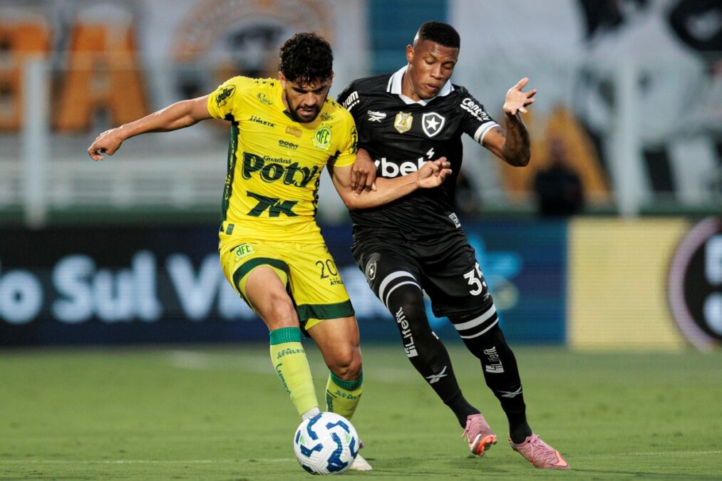 Em jogo com pouca emoção, Mirassol e Botafogo empatam no Brasileirão