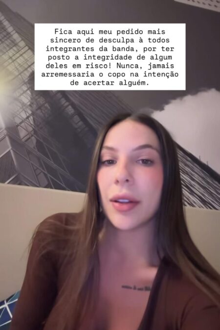 Martina Sanzi se pronuncia após expulsão de “A Fazenda” e pede desculpas ao grupo Pixote
