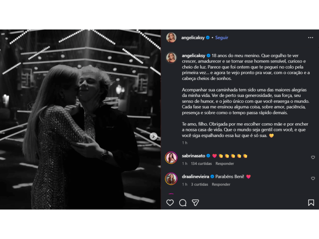 angelica-presta-homenagem-para-benicio,-que-completa-18-anos:-“cada-fase-me-ensinou”