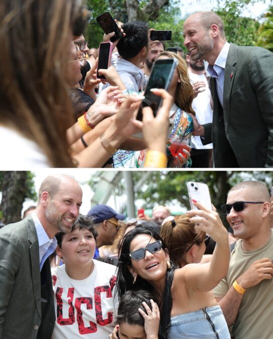 Príncipe William desembarca no Rio e recebe as chaves da cidade no Pão de Açúcar