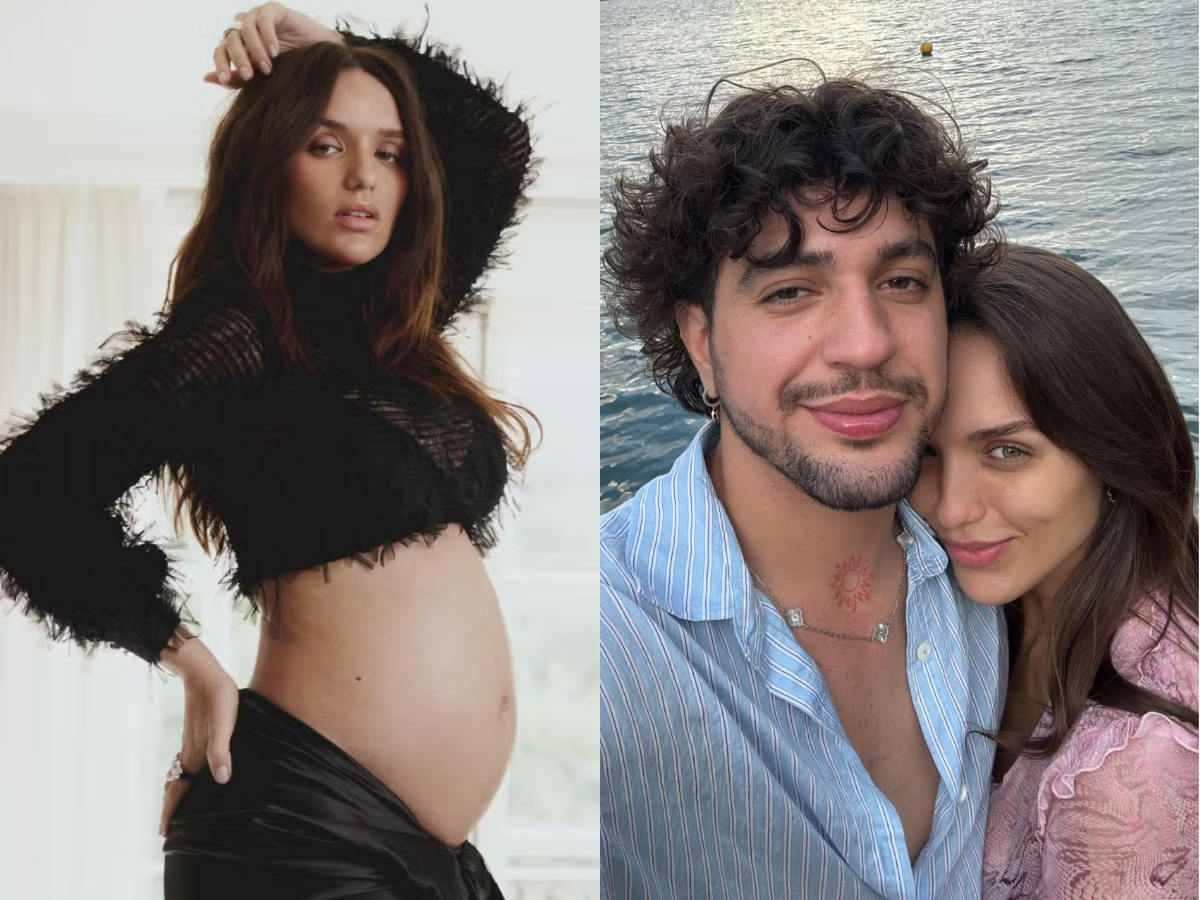 Rafa Kalimann exibe barrigão de 8 meses em viagem com Nattan na Bahia