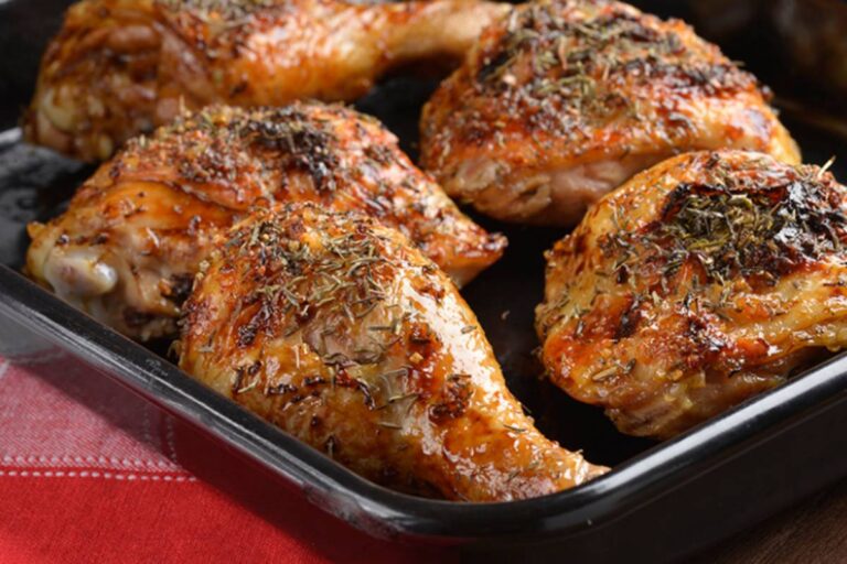 almoco-pratico-e-rapido:-sobrecoxa-com-mostarda-e-mel-na-air-fryer