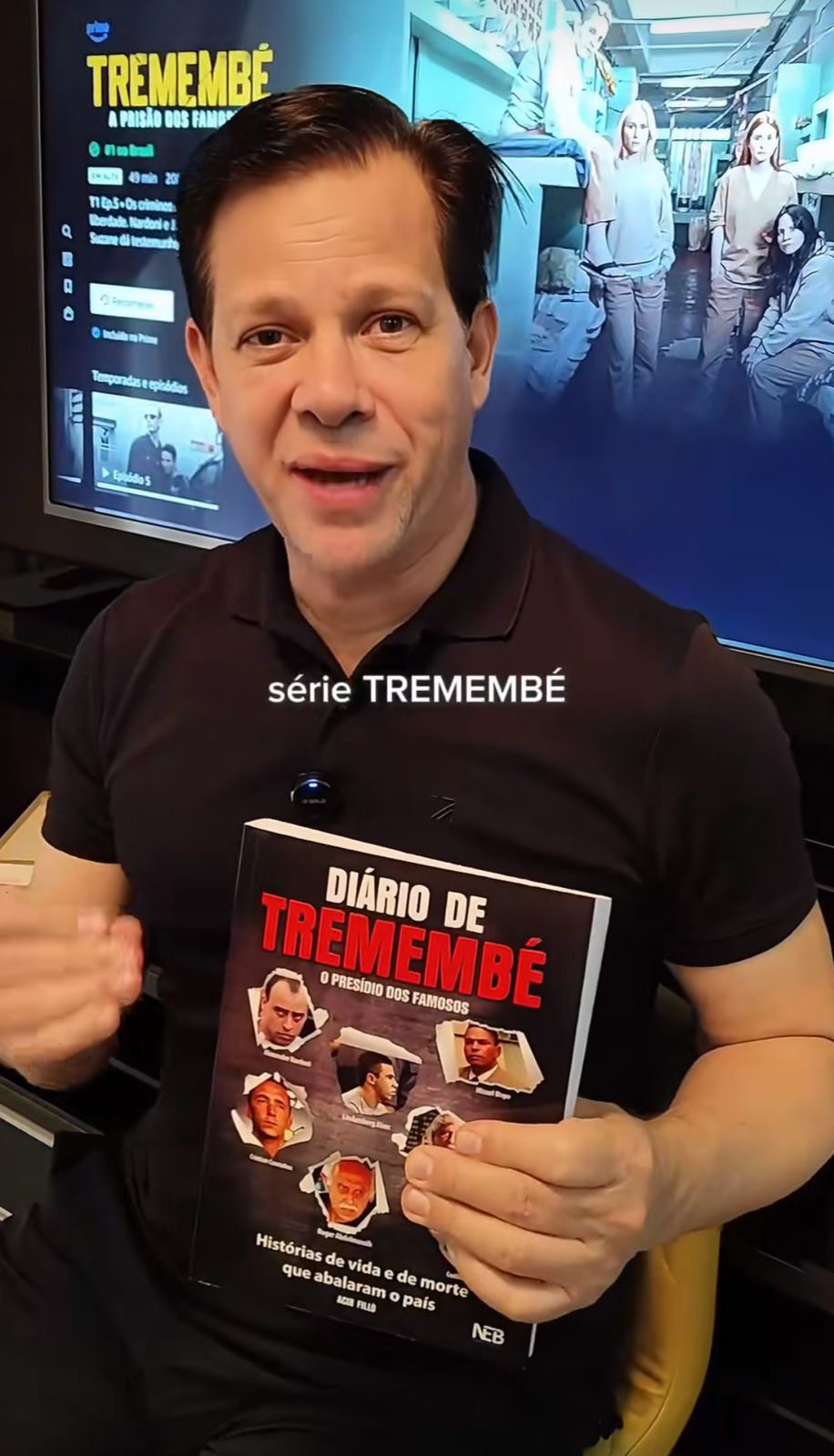 Ex-prefeito retratado em “Tremembé” nega ter chamado ator de feio: “Charmoso e bonito”