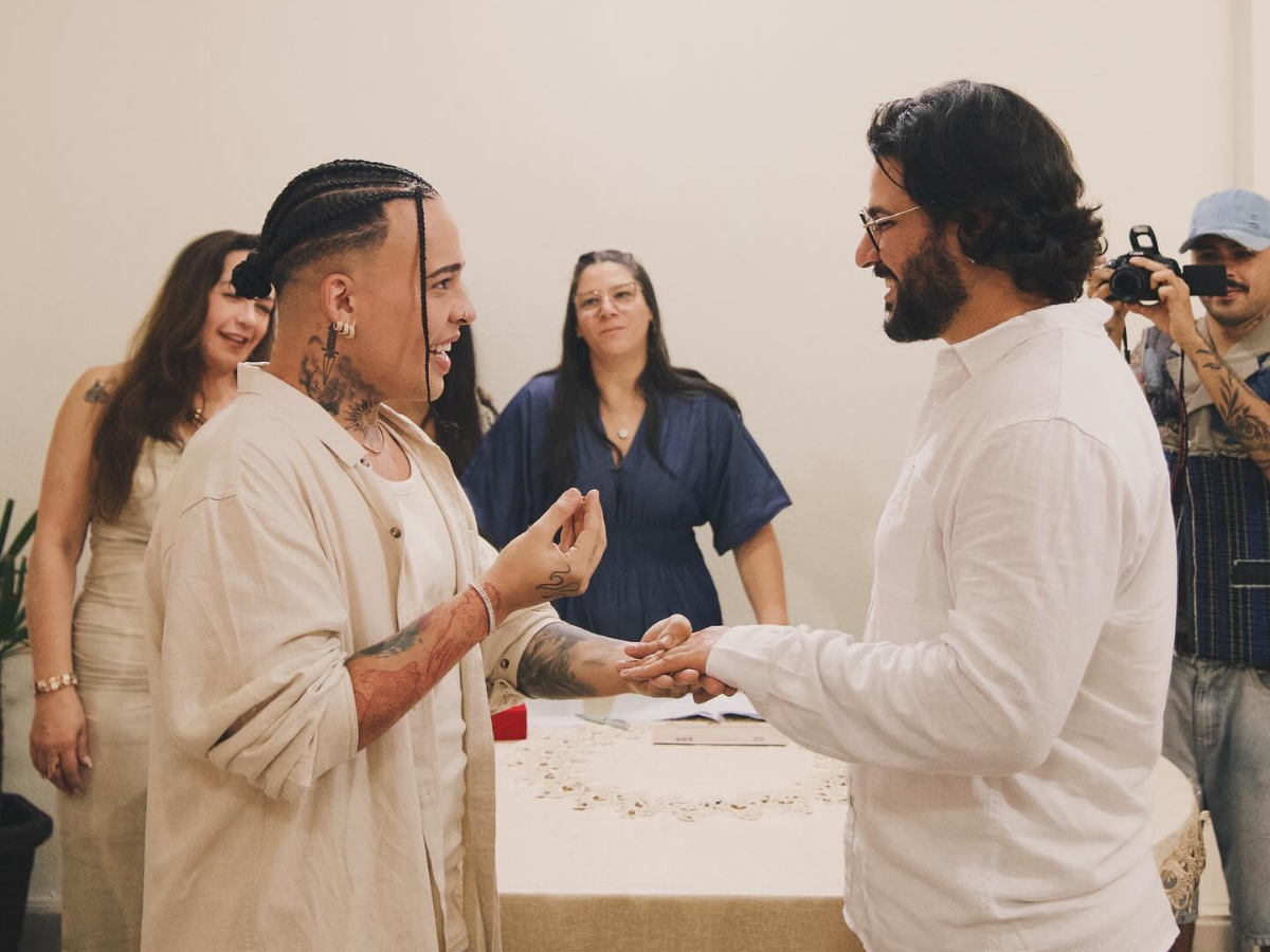 Daniel Garcia, a Gloria Groove, se casa com Pedro Lopes: “11 anos de amor”