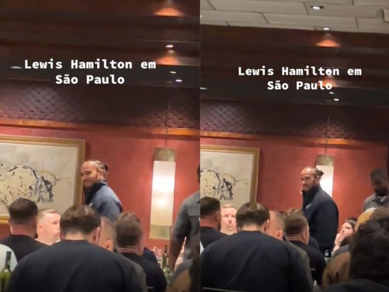 lewis-hamilton-e-pilotos-da-f1-trocam-voltas-na-pista-por-noite-agitada-em-sp