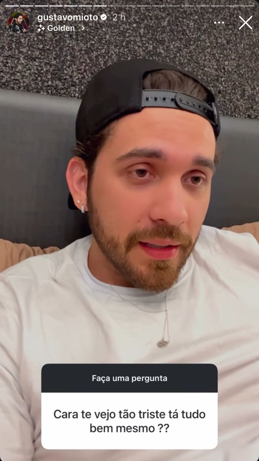 Gustavo Mioto afasta rumores de tristeza e garante que está bem: “Passando por mudanças”