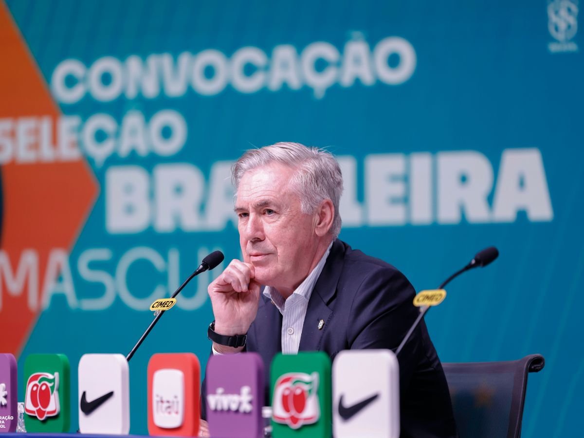 Presidente da CBF adota ‘tolerância zero’ após ataque a Carlo Ancelotti