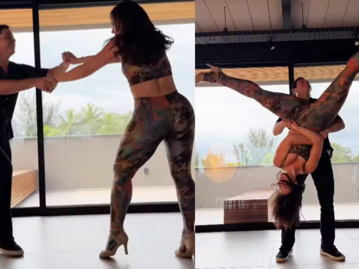 Do samba para a salsa: Paolla Oliveira brilha ao mostrar habilidade com dança