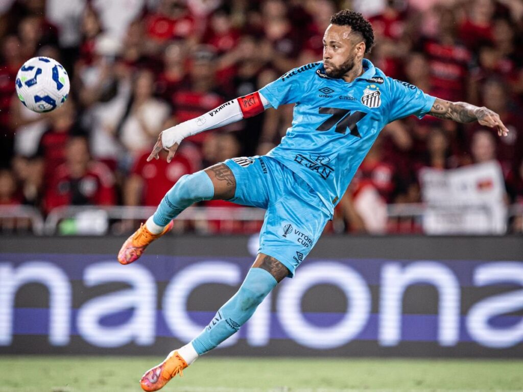 ct-do-santos-amanhece-com-faixa-cobrando-neymar-apos-polemica-no-maracana