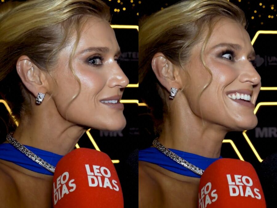 Celina Locks dribla pergunta sobre filhos com Ronaldo em leilão: “Você viu o evento?”