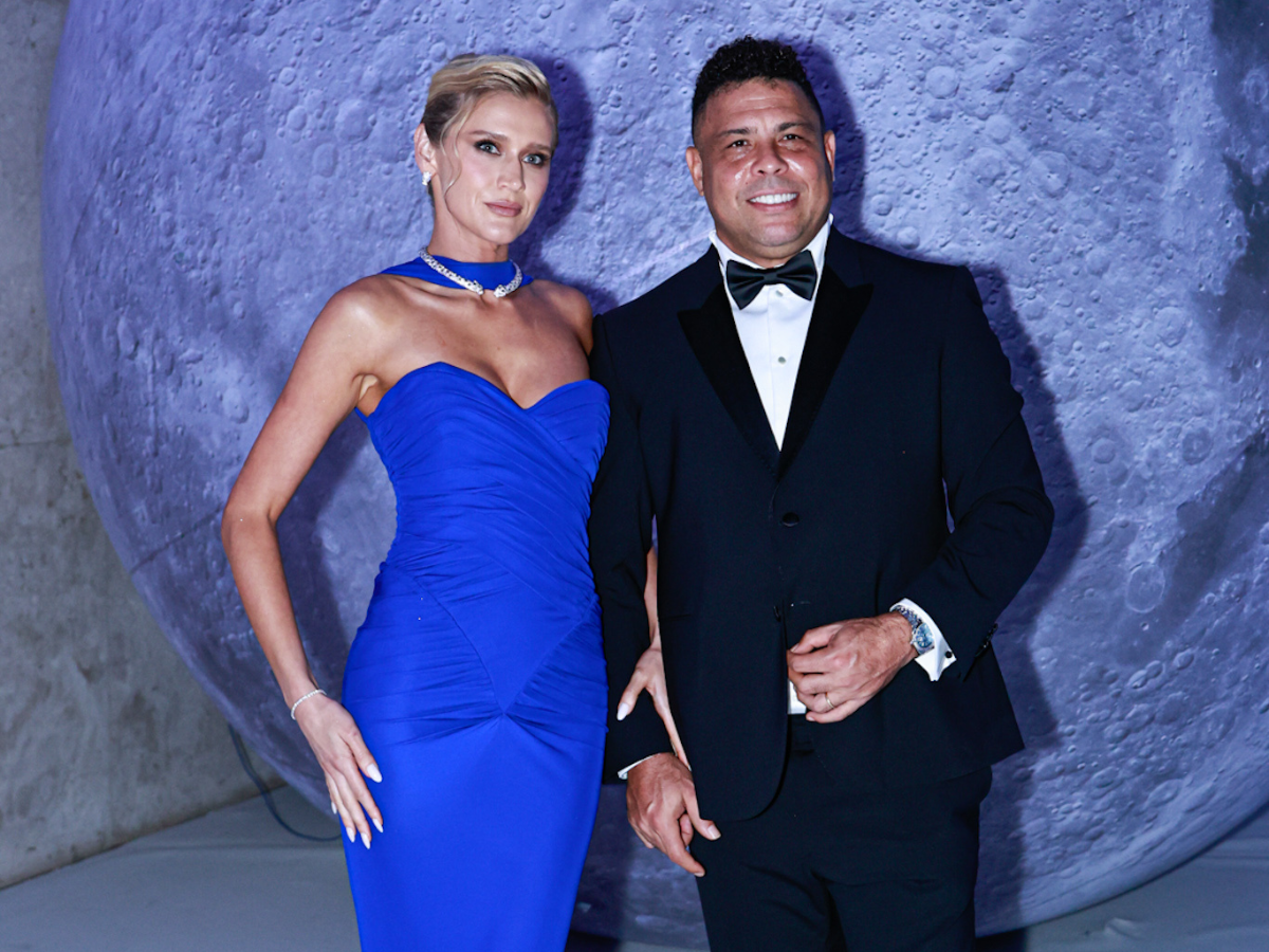 Ronaldo reforça importância da esposa em projeto beneficente: “Me deixa muito tranquilo”