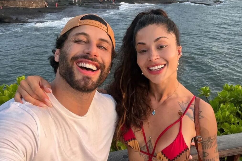 Climão? Aline Campos reencontra o ex, Jesus Luz, em gravação de filme