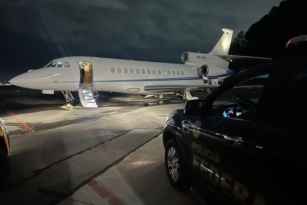 Vorcaro preso: PF apreende avião de R$ 200 milhões do dono do Master