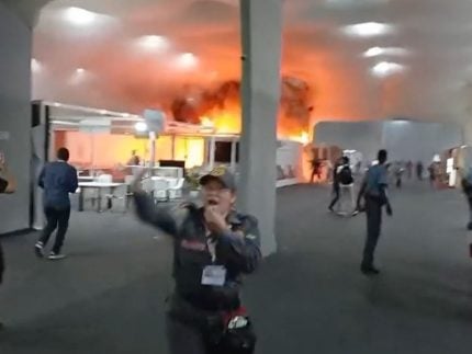 fogo-controlado-e-nenhum-ferido:-organizacao-da-cop30-se-pronuncia-apos-incendio