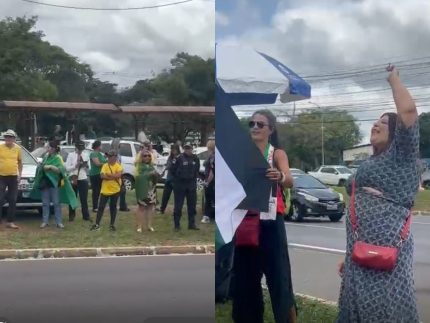 comemoracoes-e-embates:-saiba-como-esta-a-movimentacao-na-porta-da-pf-apos-prisao-de-bolsonaro