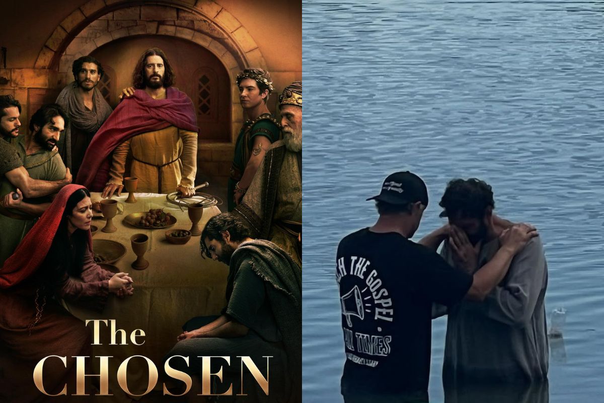 Ator de The Chosen anuncia batismo e comove fãs com testemunho