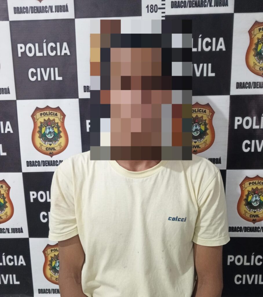 Jovem é apontado como o executor da vítima, que foi brutalmente assassinada. Foto: cedida