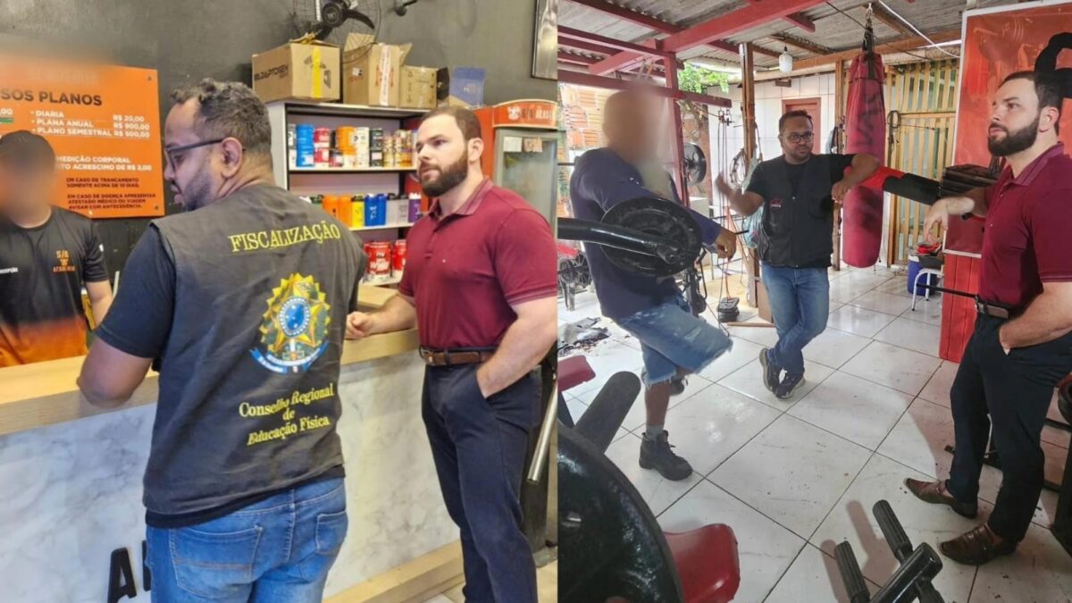 CREF e MPAC realizam fiscalização em academias de Sena Madureira para garantir atuação responsável de profissionais