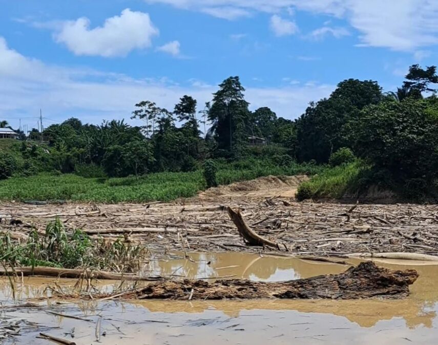 Balseiros tomam conta do Rio Caeté e deixam comunidade Boca do Caeté isolada; jornalista Edinaldo Gomes mostra situação crítica