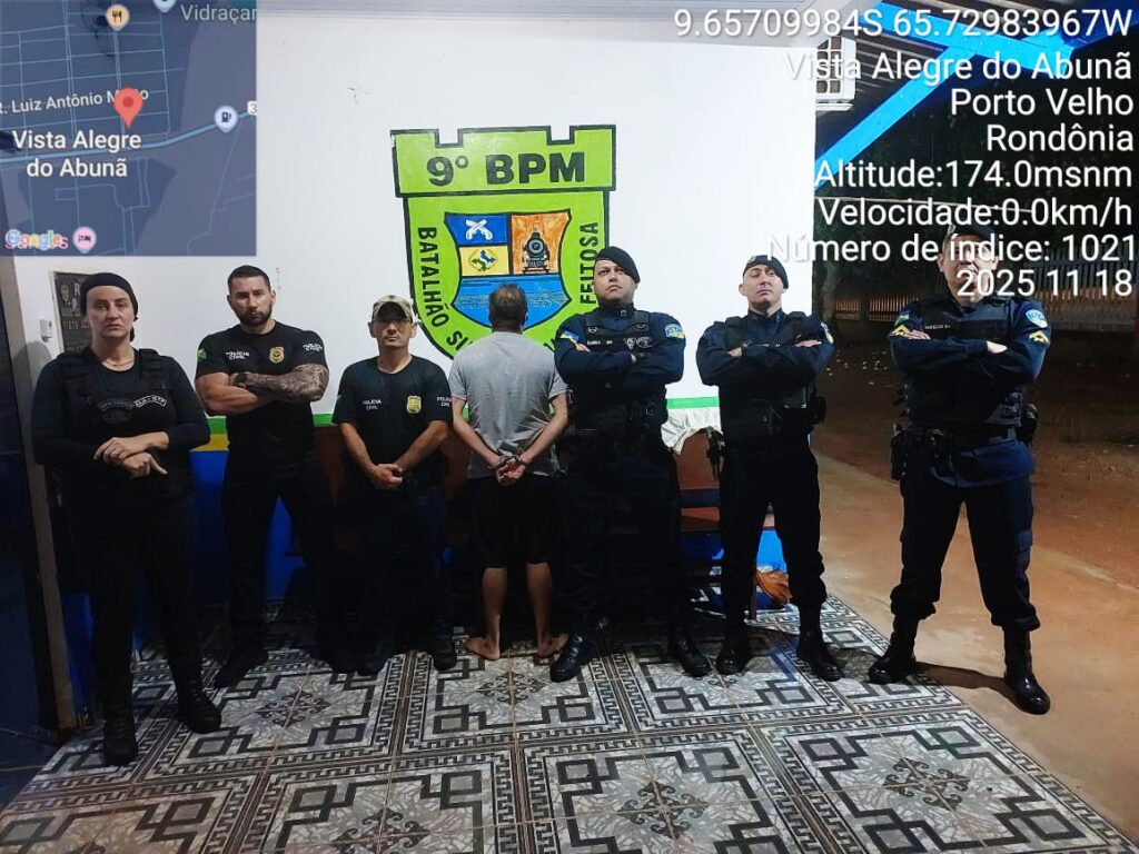 Homem permanece detido e será responsabilizado criminalmente pelos atos cometidos. Foto: cedida
