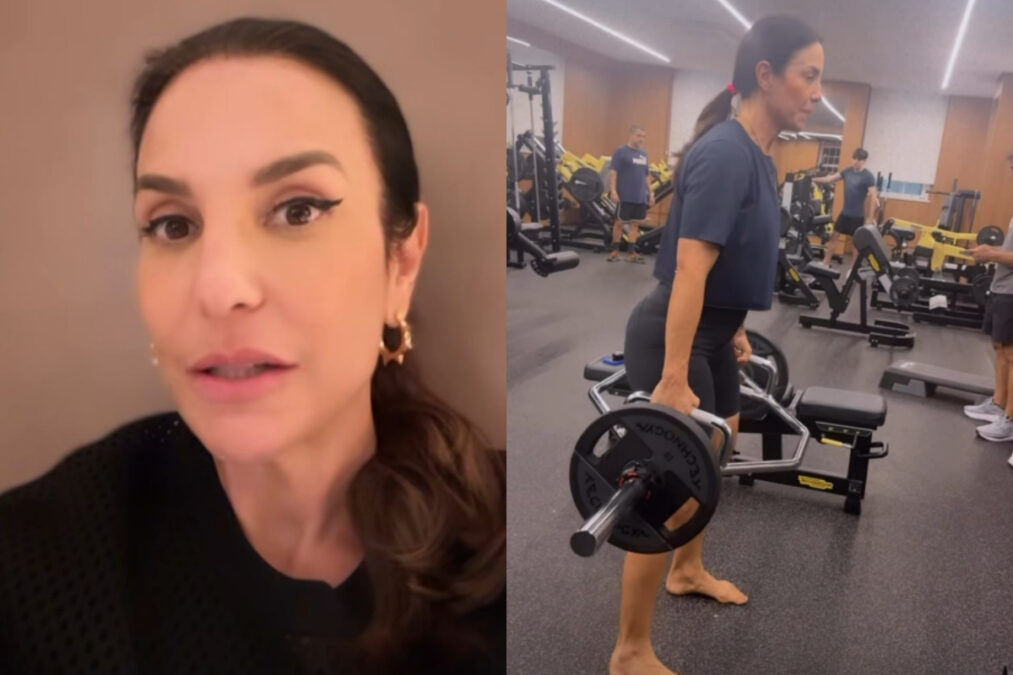 Solteira, Ivete Sangalo aparece treinando pesado e manda recado