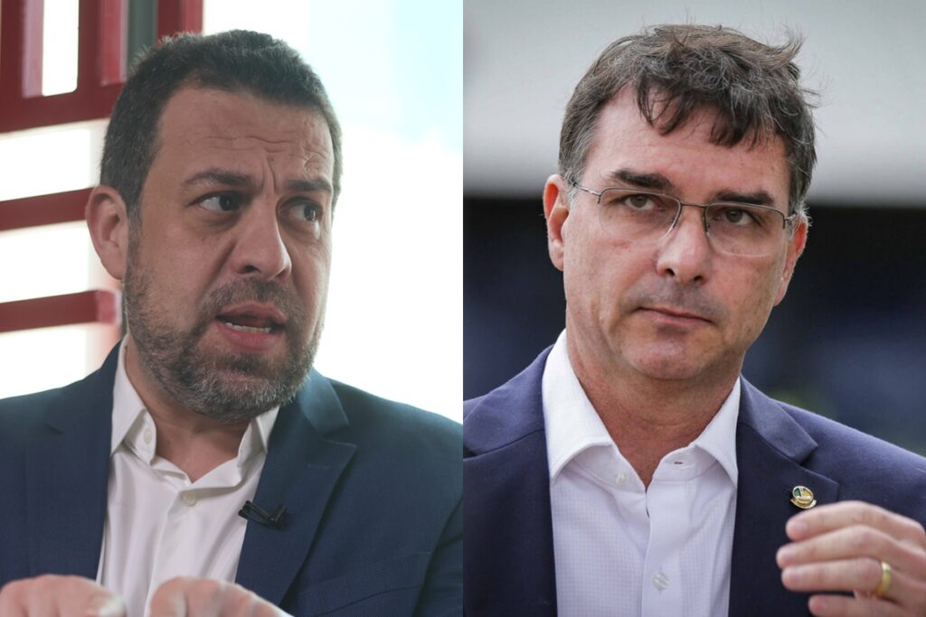 boulos-ironiza-candidatura-de-flavio-bolsonaro:-‘so-nao-vai-desmaiar-no-debate”