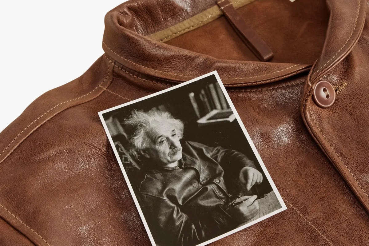 Jaqueta de Albert Einstein é relançada pela Levi’s com cheiro de tabaco