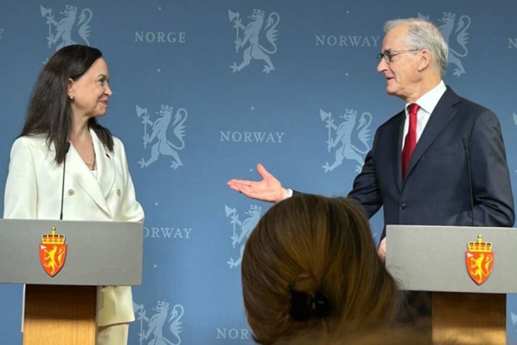 nobel-da-paz,-corina-diz-ter-esperanca-de-que-a-venezuela-“seja-livre”