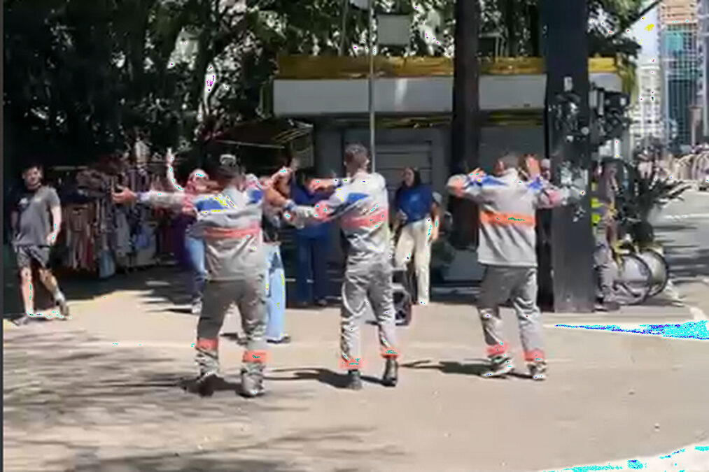 Técnicos da Enel gravam dancinha na Paulista enquanto SP vive apagão