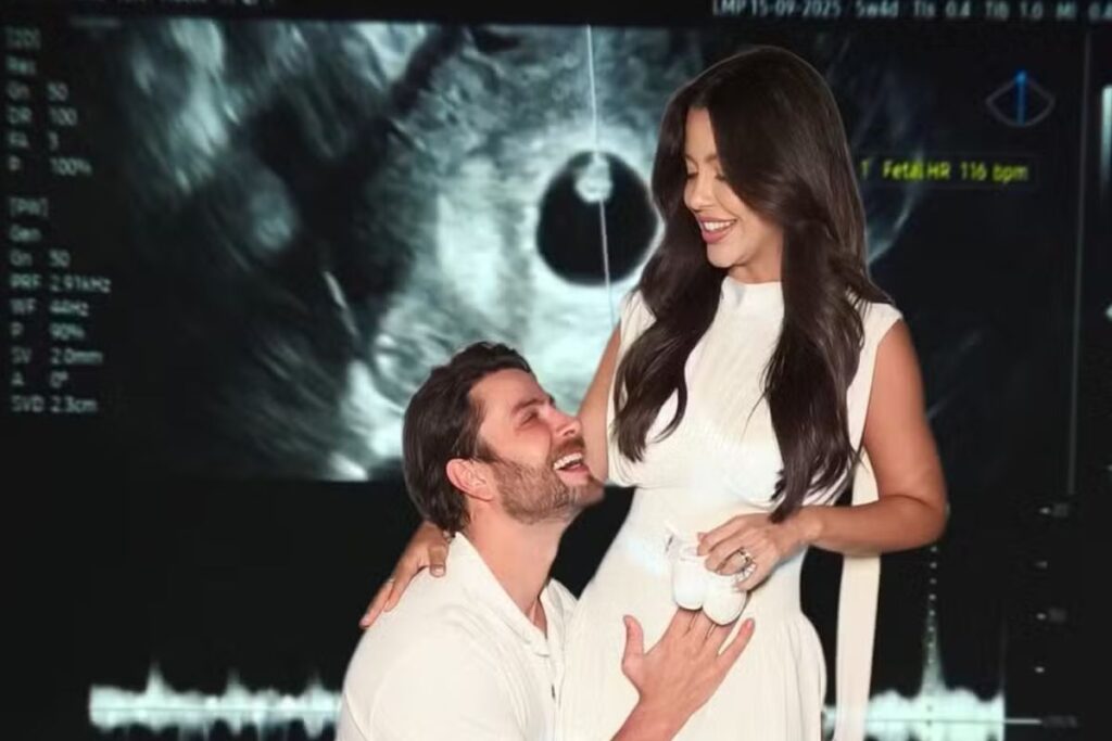 “tempo-de-deus”,-diz-lais-caldas-ao-revelar-gravidez-com-gustavo