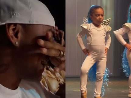 amor-de-pai:-leo-santana-vai-as-lagrimas-ao-assistir-a-filha-liz-em-apresentacao-de-danca