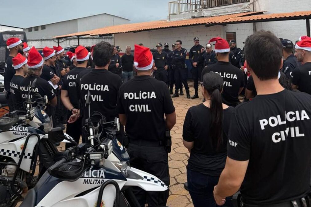 Ação de Natal da PMDF e PCDF leva brinquedos a crianças de Brazlândia