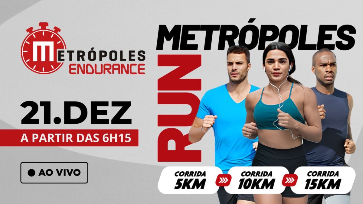 Metrópoles Run: assista à corrida ao vivo