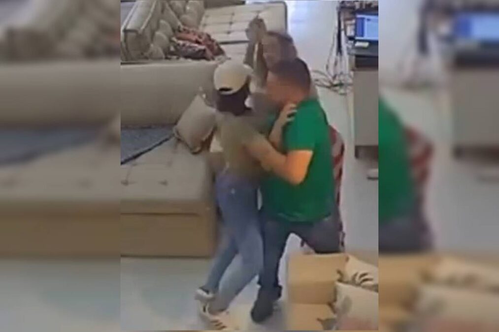 Treta entre homem, ex e atual acaba em porrada e insultos: “Sua puta”