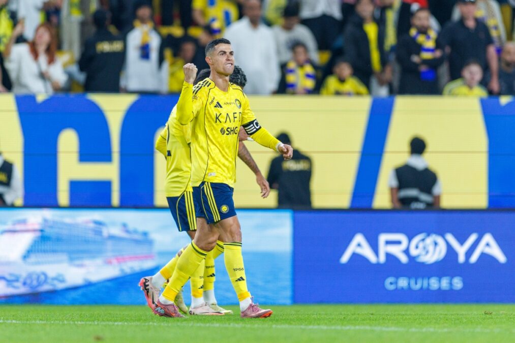 Cristiano Ronaldo marca gol inusitado pelo Campeonato Saudita; veja