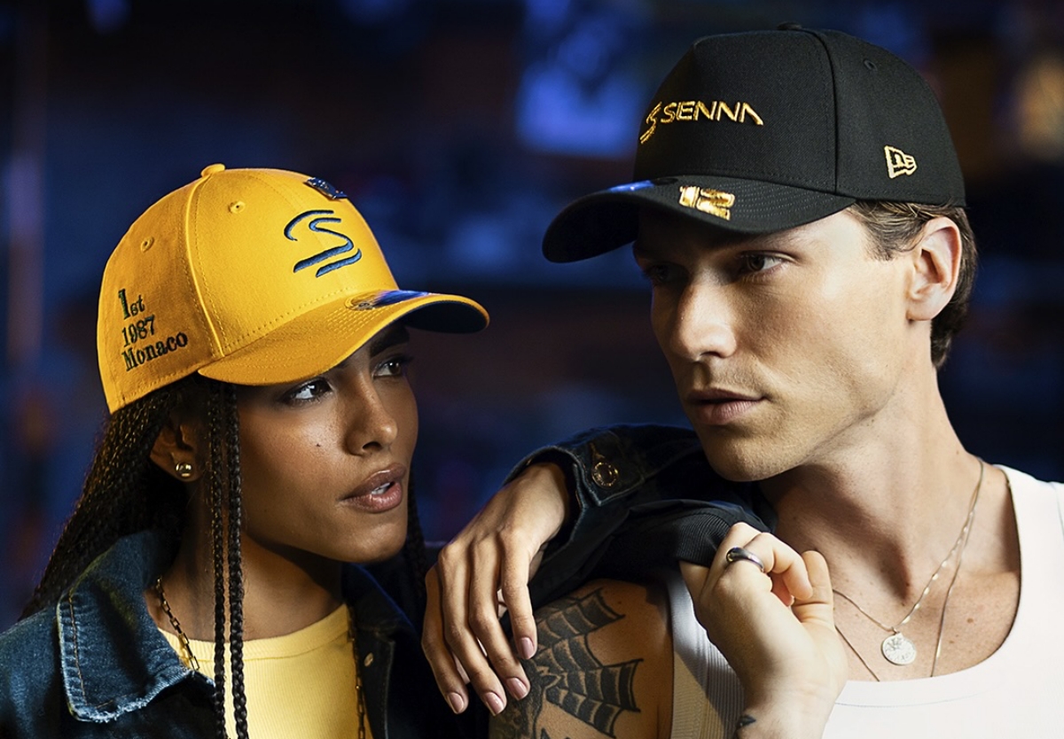 Guarda-roupa atemporal de Ayrton Senna inspira bonés da New Era