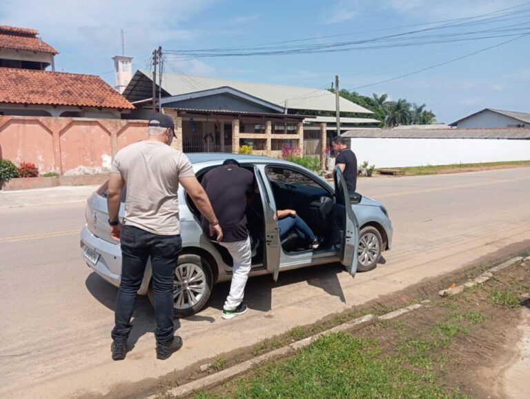 Homem é preso no Centro de Sena Madureira por furto de gado cometido na Transacreana. Foto: cedida