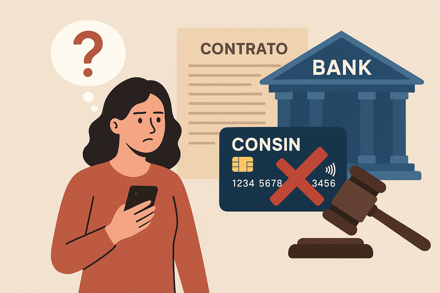 Imagem criada•
Journalistic illustration of contract