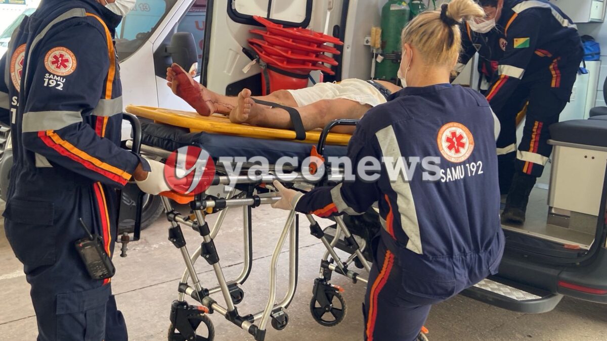 Mulher grávida em situação de rua é esfaqueada e socorrida após tentativa de homicídio em Rio Branco