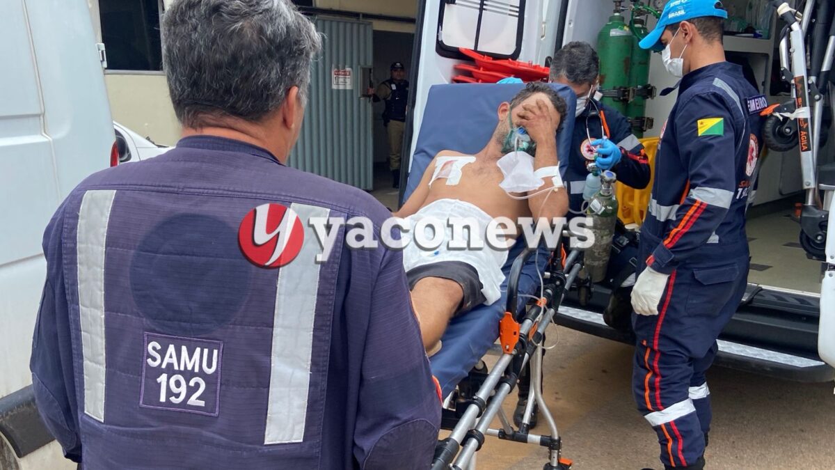 Discussão entre casal de moradores em situação de rua termina com homem de 34 anos ferido com golpe de faca no peito em Rio Branco