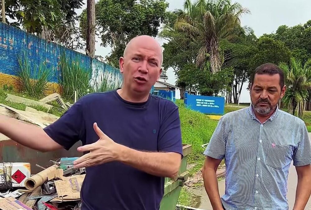 Prefeito Gerlen Diniz pede colaboração da população após descarte irregular de lixo em Sena Madureira