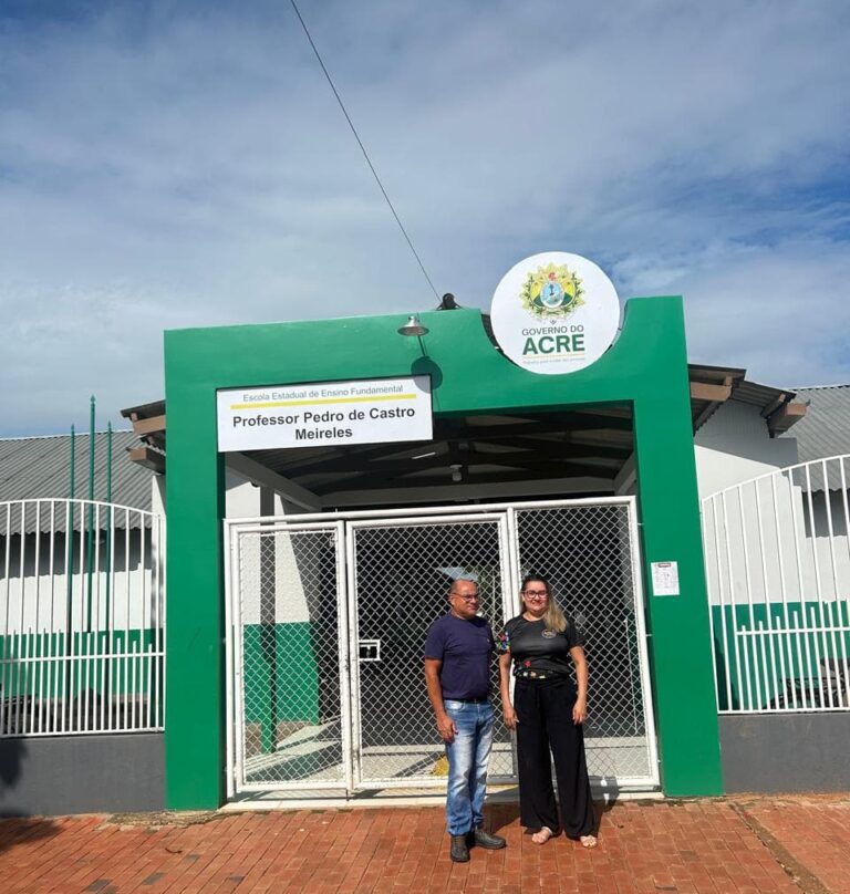 Escola Pedro de Castro Meirelles foi uma das 54 contempladas na Olitef. Foto: cedida/divulgação