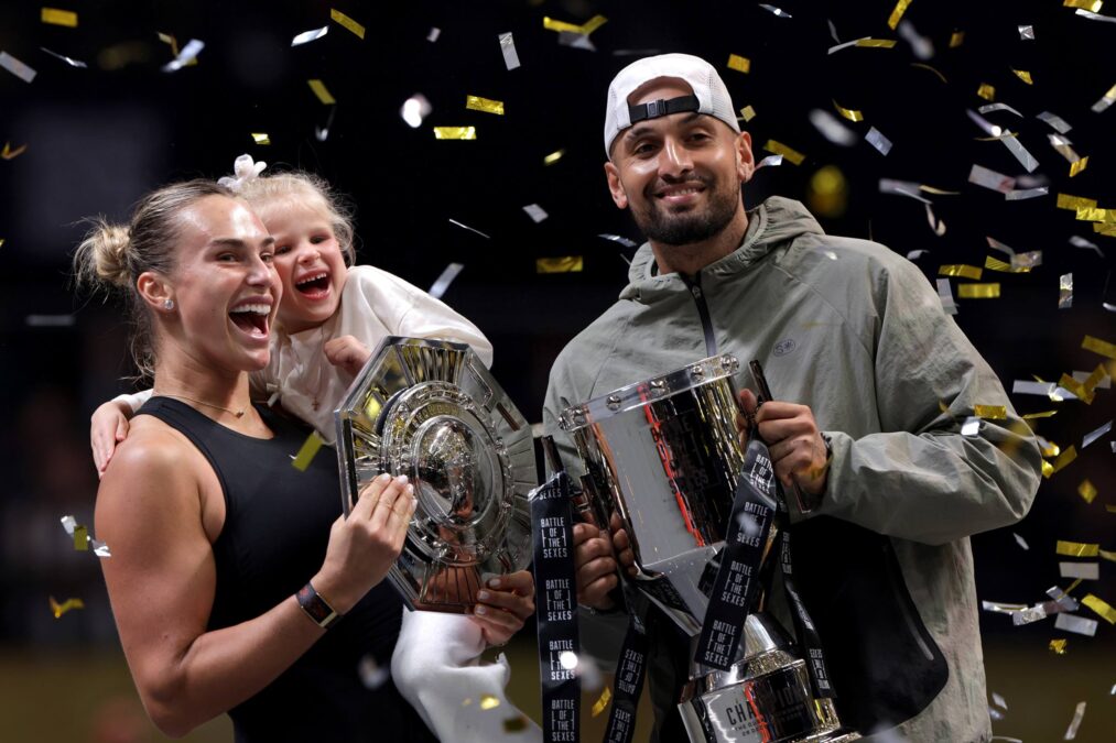 Sabalenka deseja revanche contra Kyrgios na Batalha dos Sexos