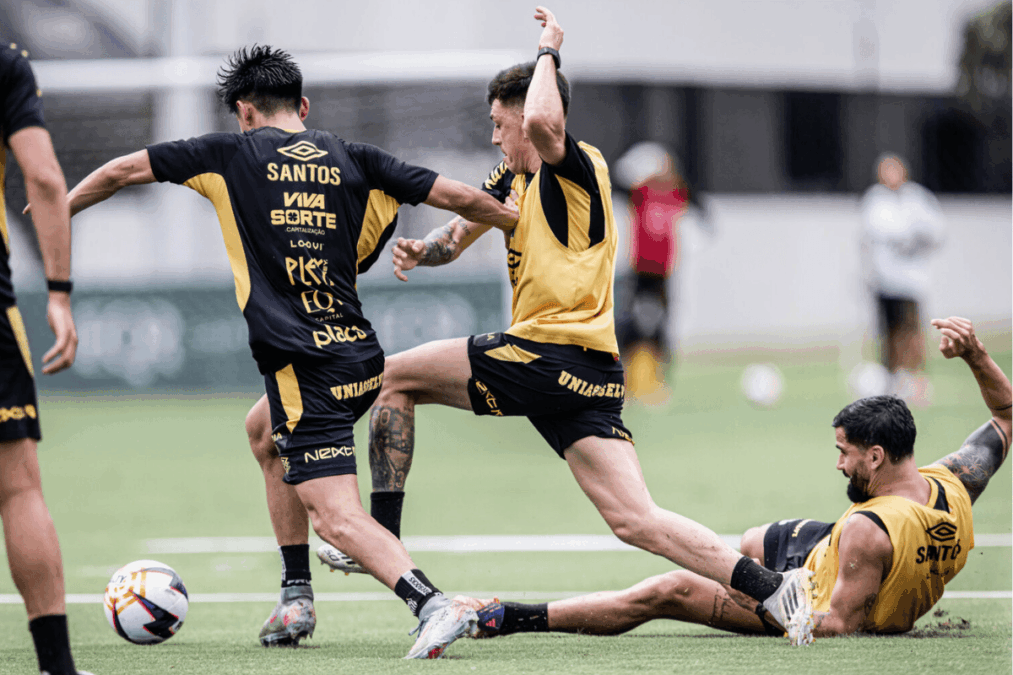 Sem Neymar, elenco do Santos se reapresenta para a temporada; veja